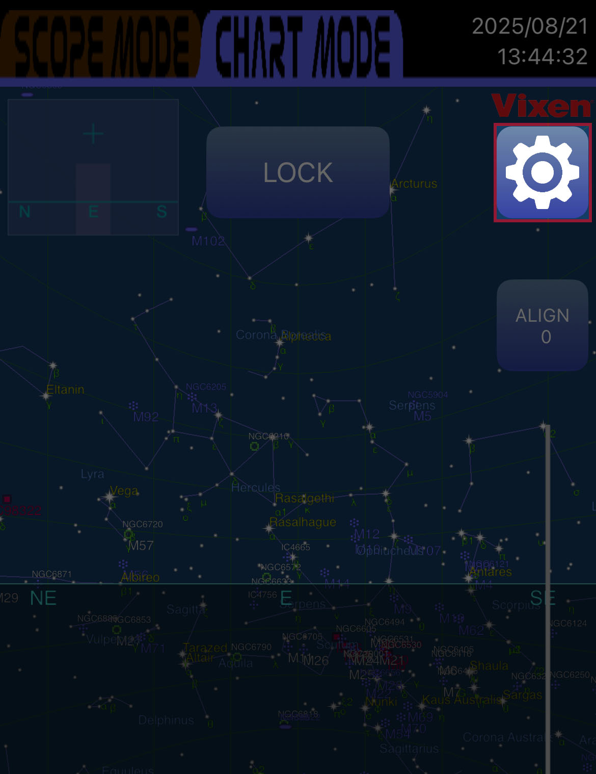 STAR BOOK Wireless app settings